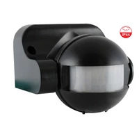 ANCO MOZGÁSÉRZÉKELŐ 180°, FEKETE, max. 12 m, IP44, 321126