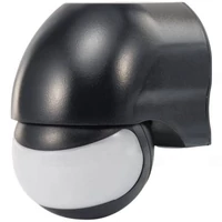 ANCO MOZGÁSÉRZÉKELŐ 180°, FEKETE, 180°, max. 12 m, IP44, 321128