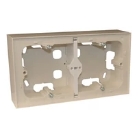 EFAPEL 10994_AMF Dupla kiemelő keret, elefántcsont színű