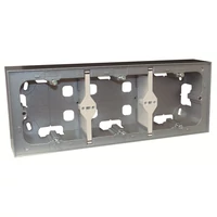 EFAPEL 10995_AAL Hármas kiemelő keret, alumínium színű