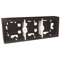 EFAPEL 10995_APM Hármas kiemelő keret, fekete színű