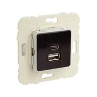 EFAPEL 21381 dupla töltő aljzat (USB-A + USB-C)