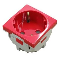 EFAPEL 45131_SVM Quadro - Schuko konnektor, piros