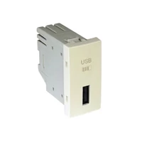 EFAPEL 45383_SPE USB-A töltő, gyöngyház - 1 modul