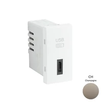 EFAPEL 45387_SCH USB-C töltő, pezsgő - 1 modul