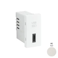EFAPEL 45387_SPE USB-C töltő, gyöngyház - 1 modul