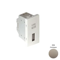 EFAPEL 45437_SCH USB-A adatkommunikációs aljzat, pezsgő - 1 modul