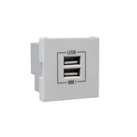 EFAPEL 45439_SBR dupla USB töltő (2x USB-A), fehér
