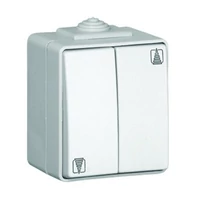 EFAPEL 48281_CBR IP65 Redőny nyomógomb, elektronikus retesszel fehér