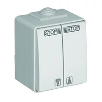 EFAPEL 48290_CBR IP65 Redőnykapcsoló fehér