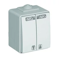 EFAPEL 48290_CCZ IP65 Redőnykapcsoló szürke