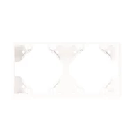 EFAPEL 50921_TBR Apolo 5000 vízszintes kettes keret, fehér színű