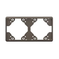 EFAPEL 50921_TGR Apolo 5000 vízszintes kettes keret, grafit színű