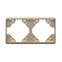 EFAPEL 50921_TPL Apolo 5000 vízszintes kettes keret, platina színű