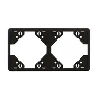 EFAPEL 50921_TPM Apolo 5000 vízszintes kettes keret, matt fekete színű