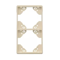 EFAPEL 50922_TMF Apolo 5000 függőleges kettes keret, elefántcsont színű