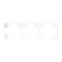 EFAPEL 50931_TBM Apolo 5000 vízszintes hármas keret, matt fehér színű