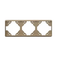 EFAPEL 50931_TCH Apolo 5000 vízszintes hármas keret, pezsgő színű