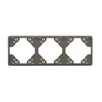 EFAPEL 50931_TGR Apolo 5000 vízszintes hármas keret, grafit színű