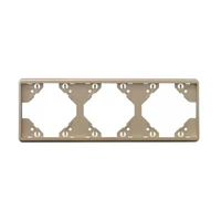 EFAPEL 50931_TPL Apolo 5000 vízszintes hármas keret, platina színű