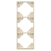 EFAPEL 50932_TMF Apolo 5000 függőleges hármas keret, elefántcsont színű