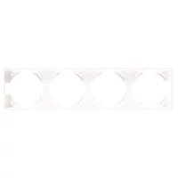 EFAPEL 50941_TBM Apolo 5000 vízszintes négyes keret, matt fehér színű