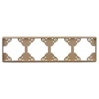 EFAPEL 50941_TCH Apolo 5000 vízszintes négyes keret, pezsgő színű