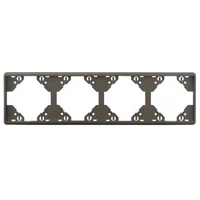 EFAPEL 50941_TGR Apolo 5000 vízszintes négyes keret, grafit színű