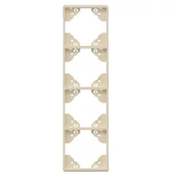 EFAPEL 50942_TMF Apolo 5000 függőleges négyes keret, elefántcsont színű