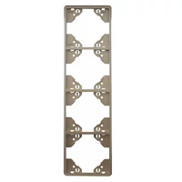 EFAPEL 50942_TPL Apolo 5000 függőleges négyes keret, platina színű