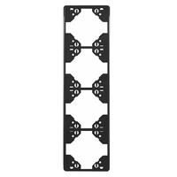 EFAPEL 50942_TPM Apolo 5000 függőleges négyes keret, matt fekete színű