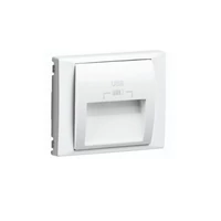 EFAPEL 70673_TBR dupla USB töltő (2x USB-A), 20°-os kimenet, fehér