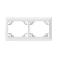 EFAPEL 70921_TBR sirius70 vízszintes kettes keret, fehér színű