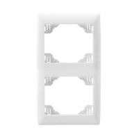 EFAPEL 70922_TBR sirius70 függőleges kettes keret, fehér színű