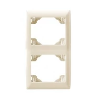 EFAPEL 70922_TMF sirius70 függőleges kettes keret, elefántcsont színű