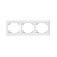 EFAPEL 70931_TBR sirius70 vízszintes hármas keret, fehér színű