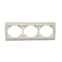 EFAPEL 70931_TMF sirius70 vízszintes hármas keret, elefántcsont színű