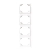 EFAPEL 70942_TBR sirius70 függőleges négyes keret, fehér színű