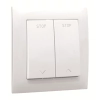 EFAPEL 90290_CBR Redőnykapcsoló; 10A - 250V~, fehér színű