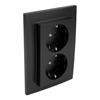 EFAPEL 90331_CPM dupla dugalj, fekete