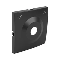 EFAPEL 90351_TPM Fedlap kulcsos kapcsolóhoz, fekete