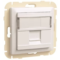 EFAPEL 90441_SBR Szimpla RJ45 keretszerelvény, fehér színű