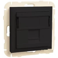 EFAPEL 90441_SPM Szimpla RJ45 keretszerelvény, fekete színű