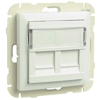 EFAPEL 90442_SBR dupla RJ45 keretszerelvény, fehér