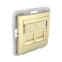 EFAPEL 90442_SDU dupla RJ45 keretszerelvény, arany