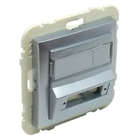 EFAPEL 90448_SAL Fedlap SC APC duplex csatlakozóhoz (csatlakozó nélkül) alumínium