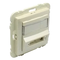 EFAPEL 90448_SPE Fedlap SC APC duplex csatlakozóhoz (csatlakozó nélkül) gyöngyház