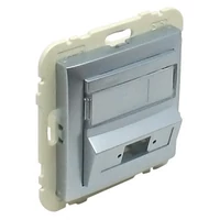 EFAPEL 90449_SAL Fedlap SC APC Simplex / LC duplex csatlakozóhoz (csatlakozó nélkül) alumínium