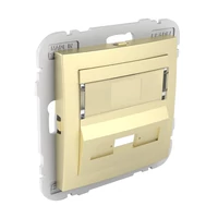 EFAPEL 90449_SDU Fedlap SC APC Simplex / LC duplex csatlakozóhoz (csatlakozó nélkül) arany