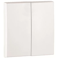 EFAPEL 90614_TBR Dupla billentyű kétfunkciós mechanizmushoz, fehér színű